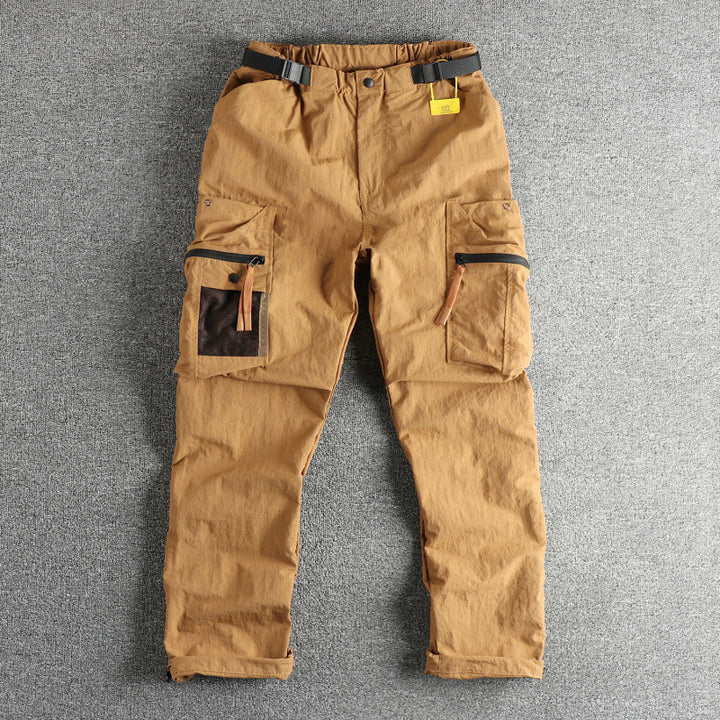 Men's Cargo Pants with multifunctional pockets and adjustable waistband Lisslune