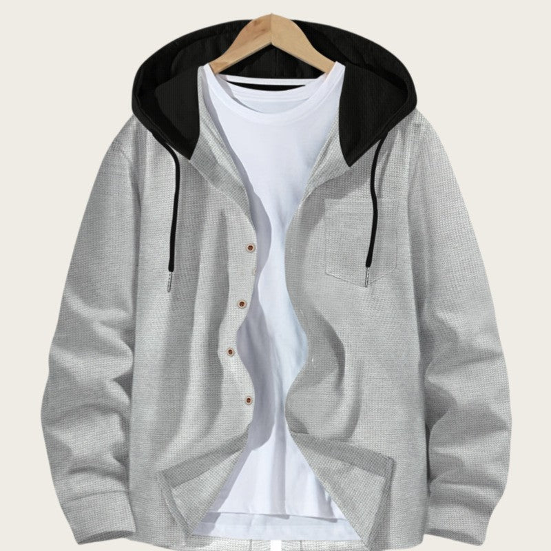 Men's casual jacket with hood and trendy design Lisslune