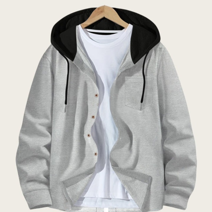 Men's casual jacket with hood and trendy design Lisslune