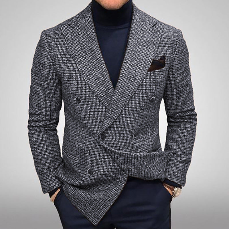 Men's elegant double-lined blazer Lisslune