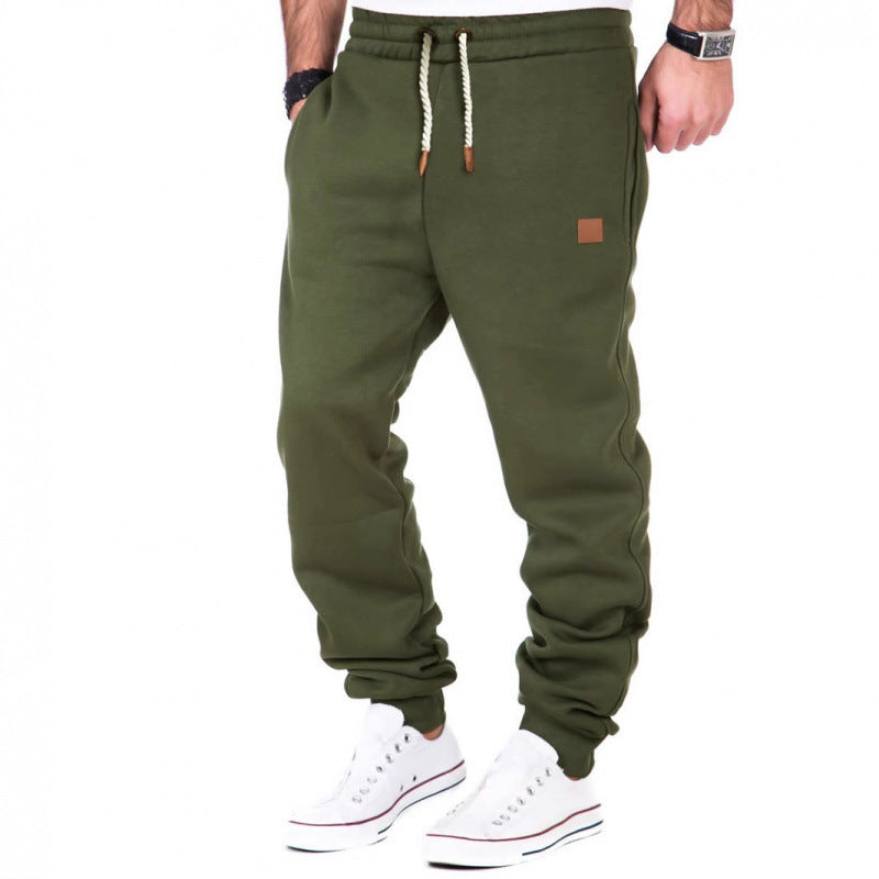 Men's comfortable sports pants with adjustable drawstring and side pockets Lisslune