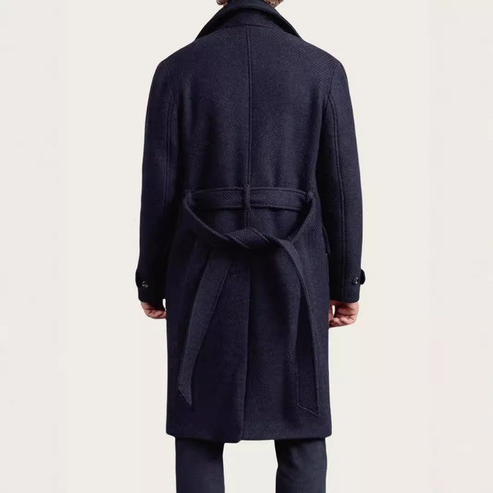 Men's elegant Wool Peacoat Lisslune