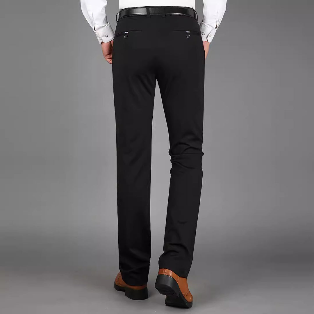 Men's elegant suit trousers with fine details Lisslune