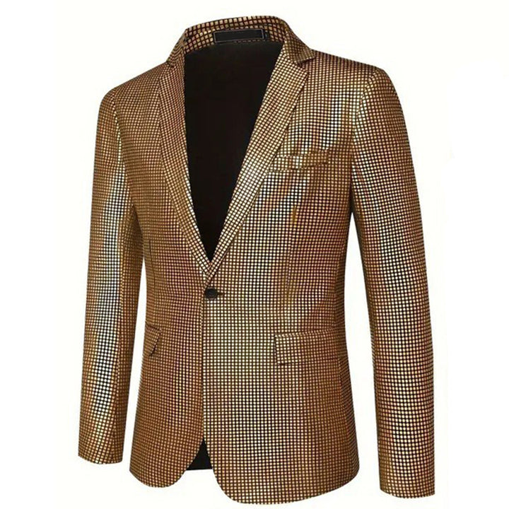 Men's glamorous sequin blazer in elegant design Lisslune