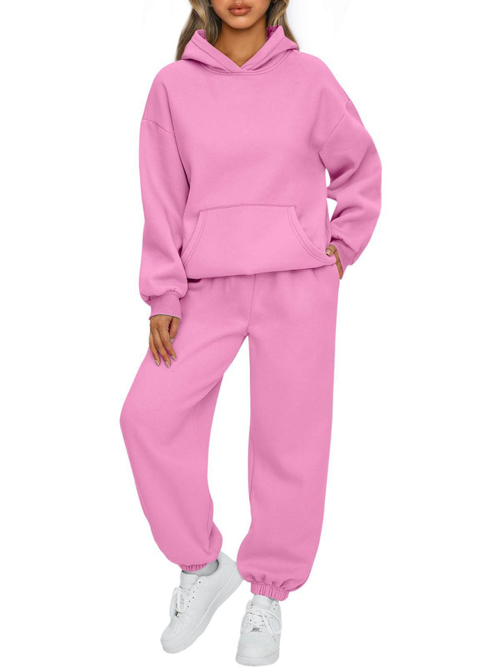 Women’s cozy hooded sweatshirt set Lisslune