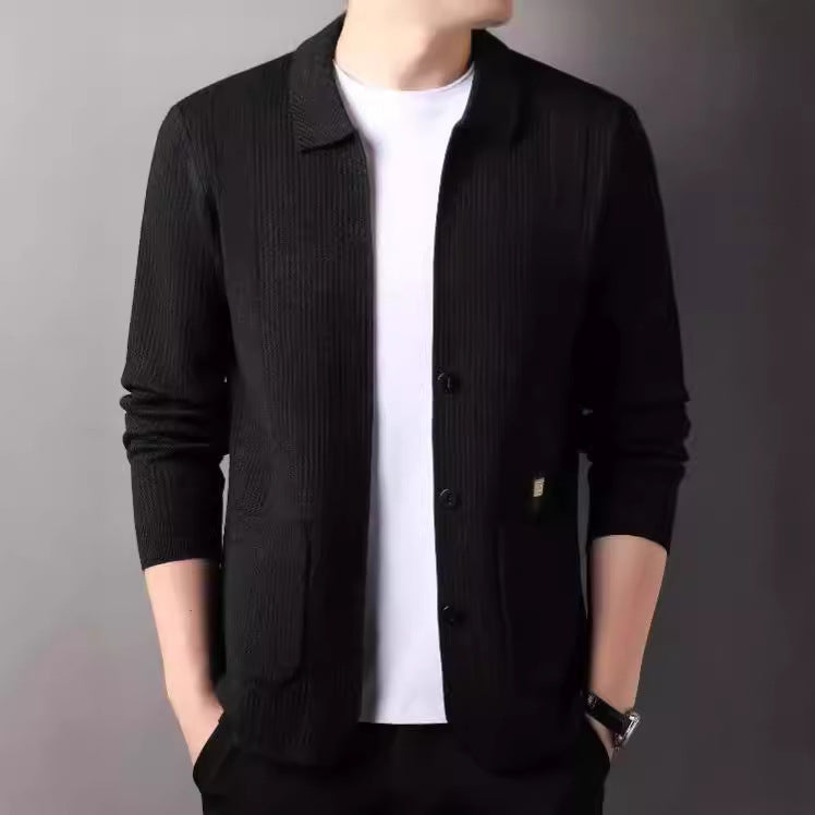 Men's fashionable cardigan with practical pockets Lisslune