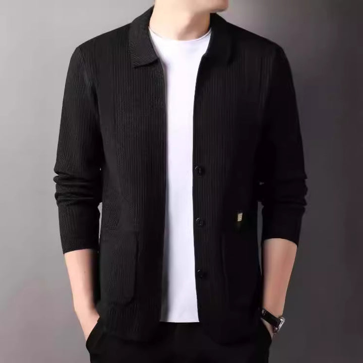 Men's fashionable cardigan with practical pockets Lisslune