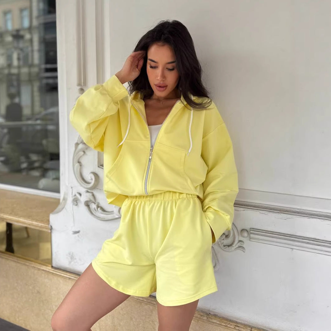 Ladies sporty short-sleeved set Lisslune