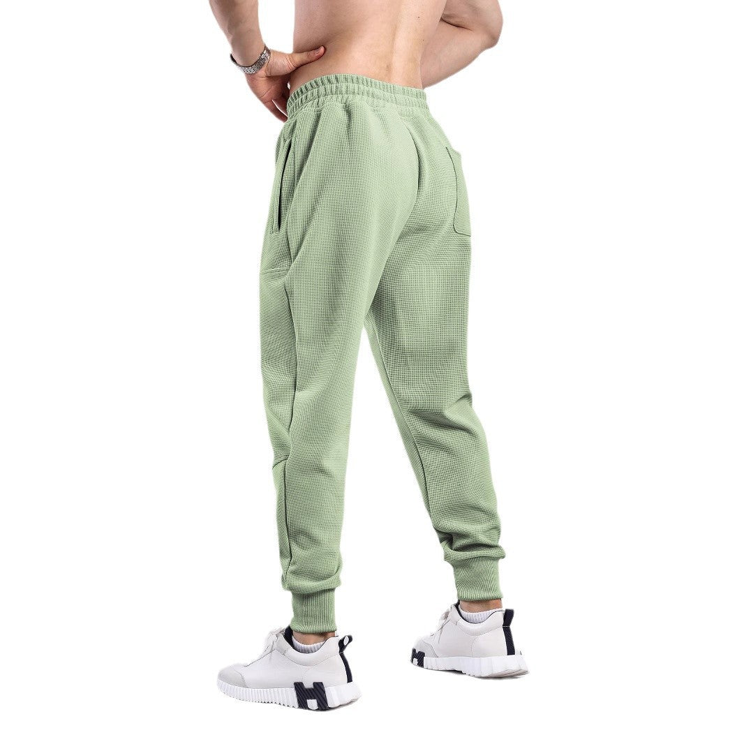 Men's sporty jogging pants with breathable inserts and elastic waistband Lisslune