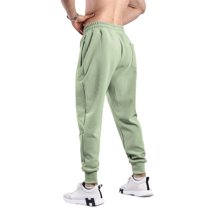 Men's sporty jogging pants with breathable inserts and elastic waistband Lisslune