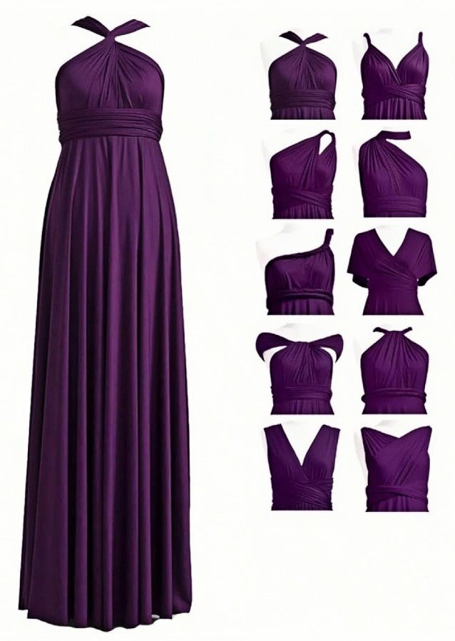 Women's maxi dress with high-quality wrap design
