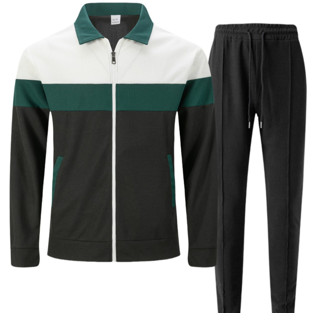 Men's sporty tracksuit set with breathable material and functional pockets Lisslune
