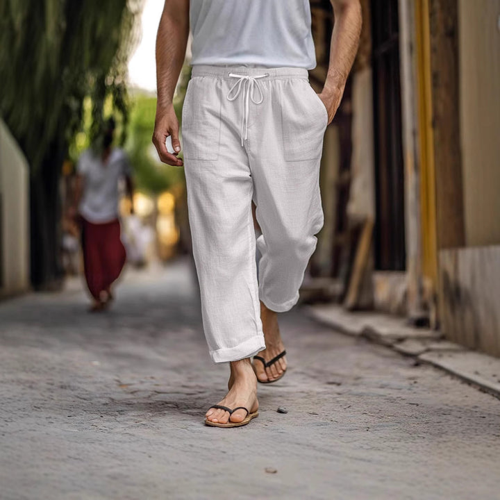Men's airy linen pants Lisslune