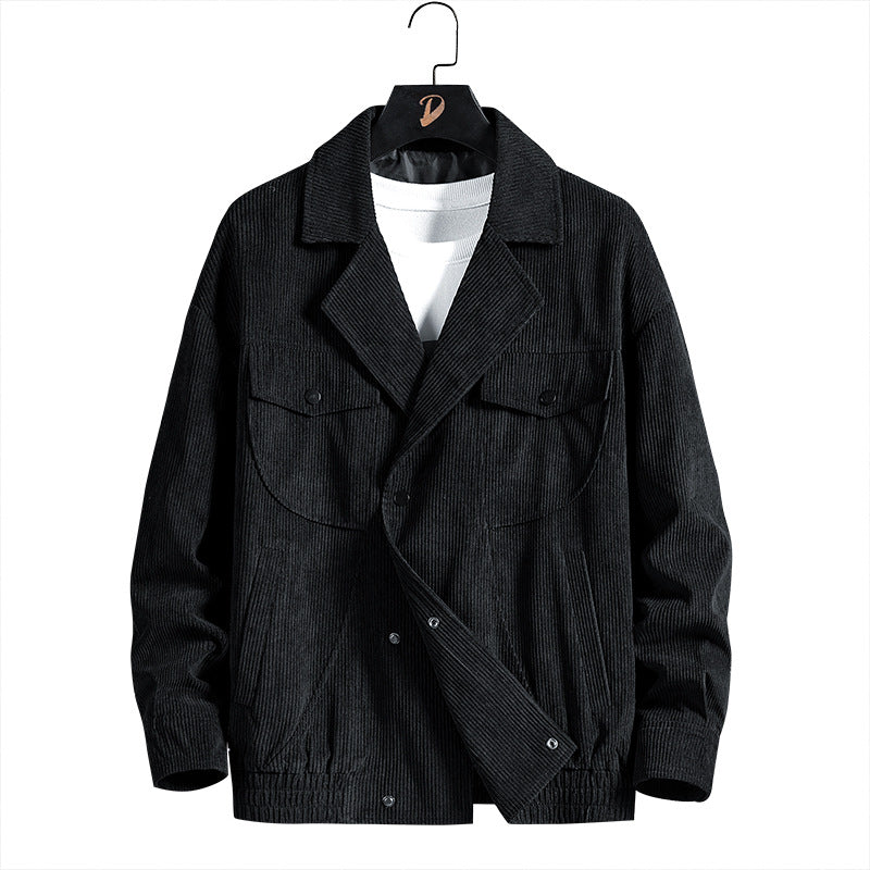 Men's casual shirt jacket made of cord-like material Lisslune