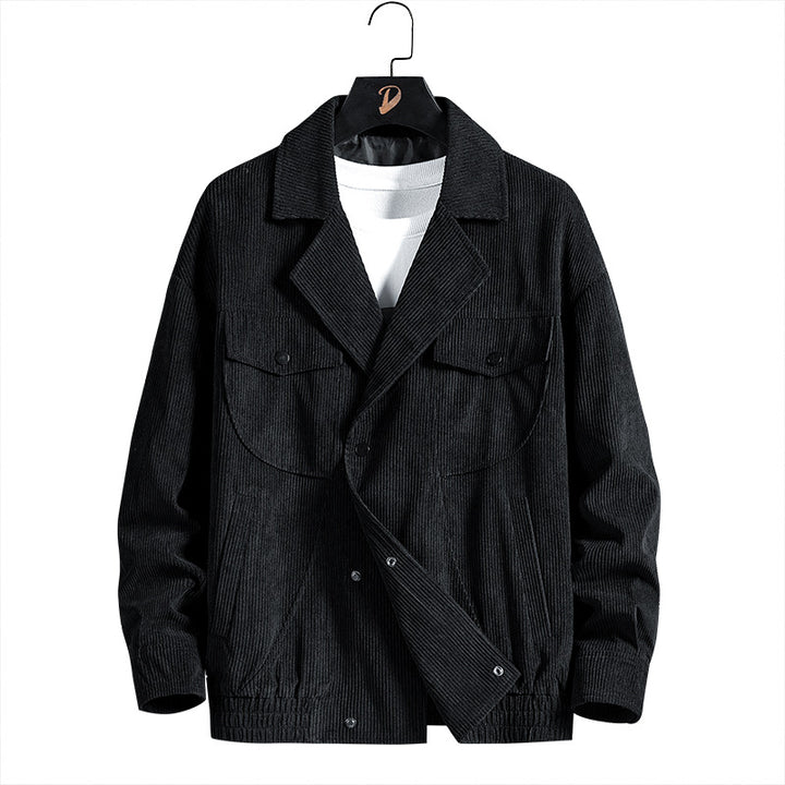 Men's casual shirt jacket made of cord-like material Lisslune