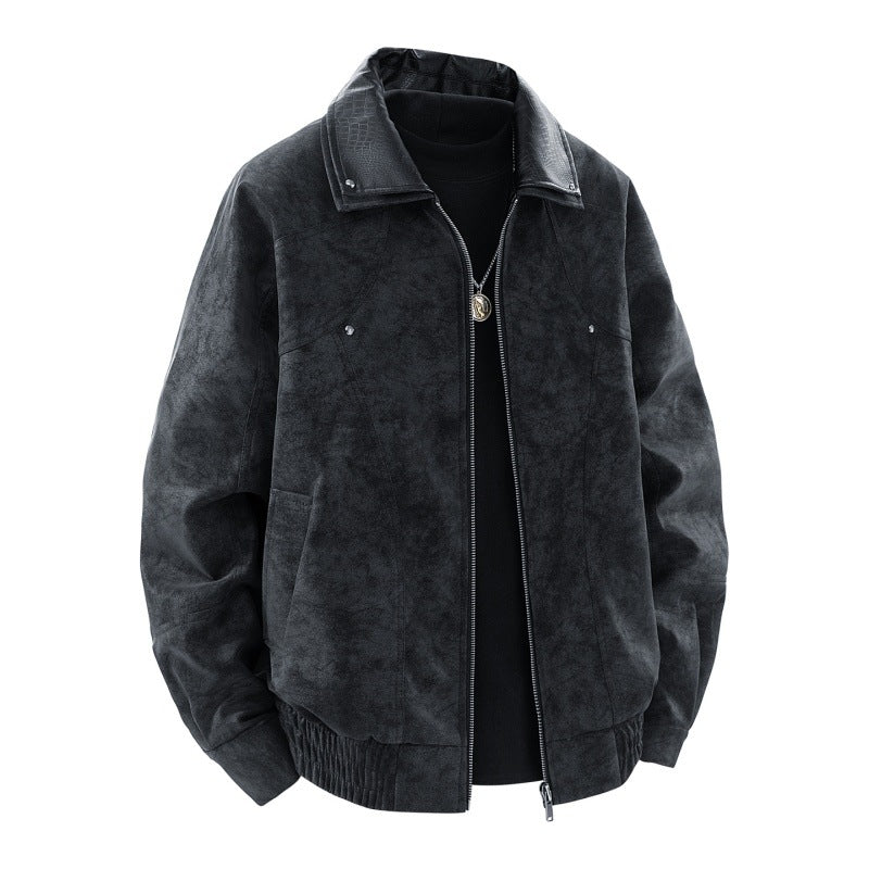 Men's stylish leather jacket Lisslune