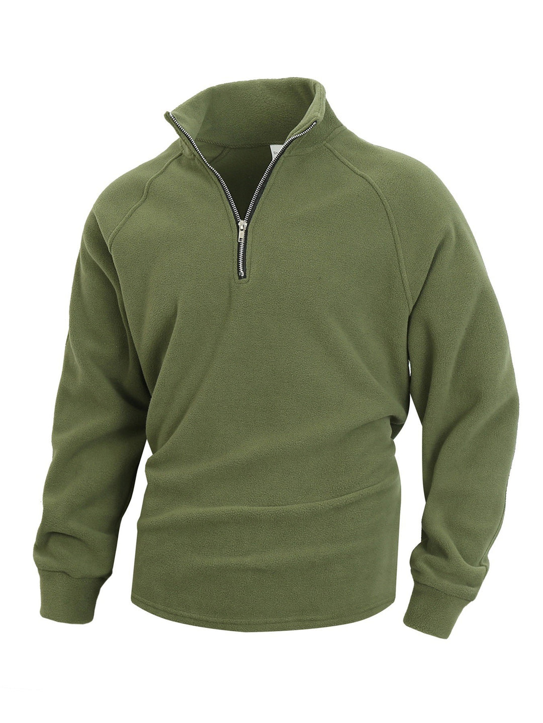 Men's fleece pullover with half zipper Lisslune