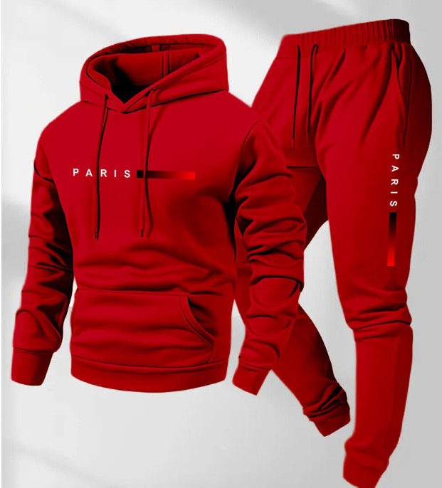 Women’s hoodie and jogging pants set with modern Paris design Lisslune