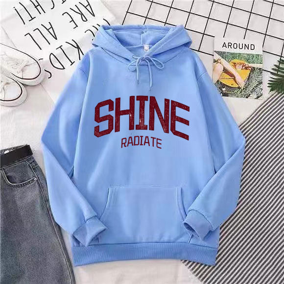 Women's hoodie with eye-catching lettering Lisslune