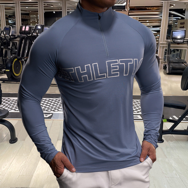 Men's Premium Long Sleeve Shirt with Zipper Lisslune