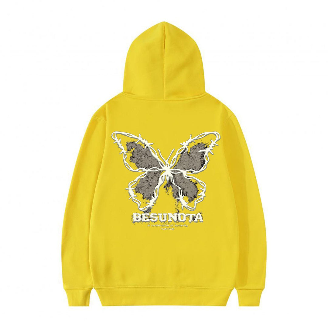 Women's hoodie with creative butterfly motif Lisslune