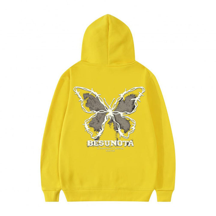 Women's hoodie with creative butterfly motif Lisslune