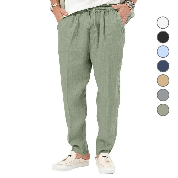 Men's loose linen pants Lisslune