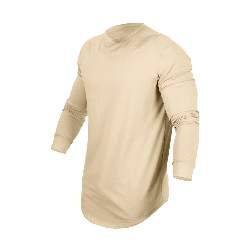 Men's long sleeve shirt with a loose fit and elegant seam processing Lisslune