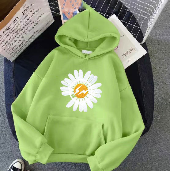 Women's hoodie with floral design Lisslune