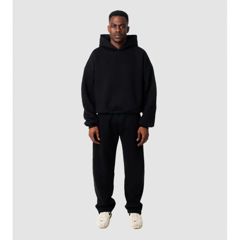 Women's Cozy Sweatshirt and Pants Set with High Collar and Casual Fit Lisslune