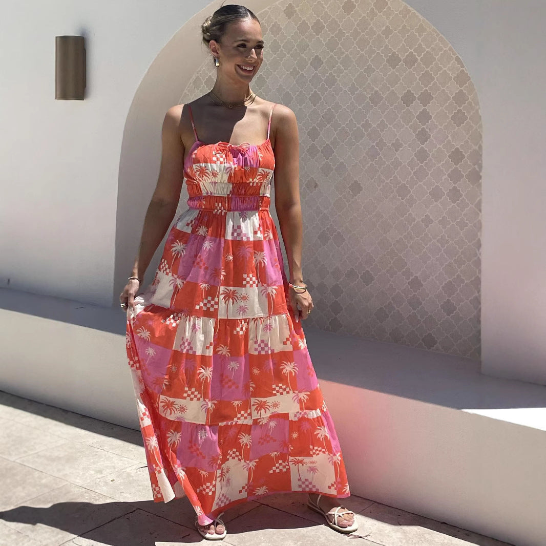 Women's maxi dress with floral pattern Lune London