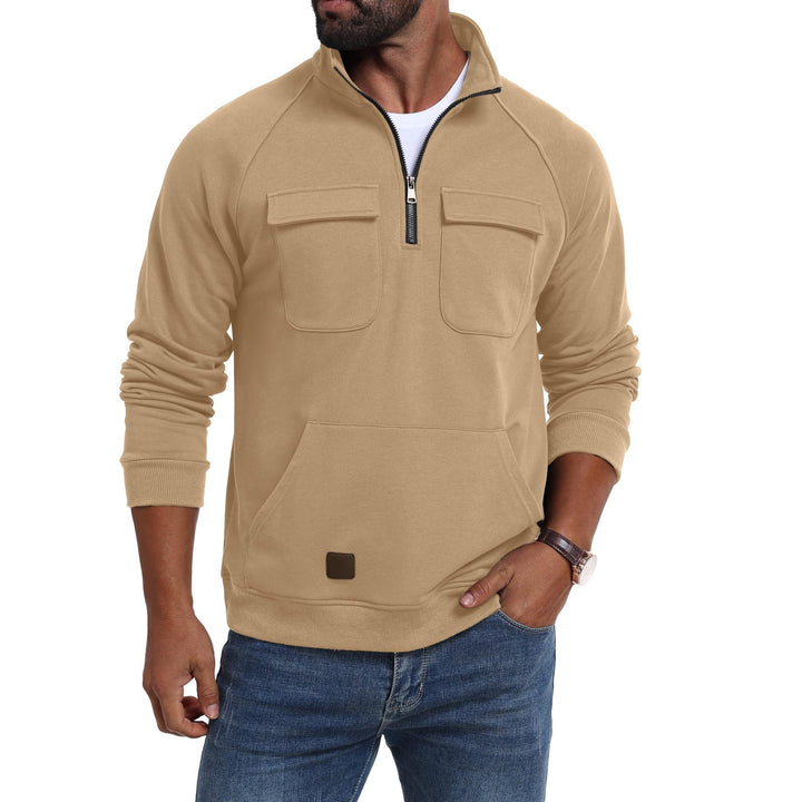 Men's functional sweater with practical pockets Lisslune
