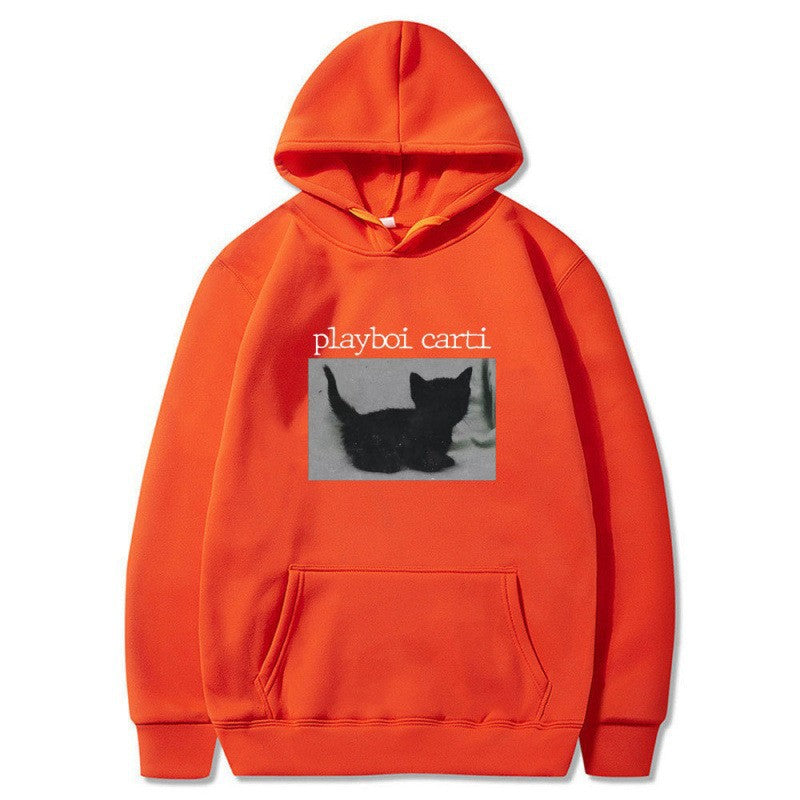 Women's hooded sweatshirt with unique artistic print Lisslune