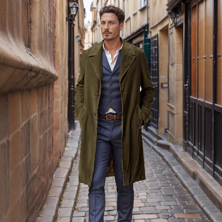 Men's elegant and stylish wool coat Lisslune