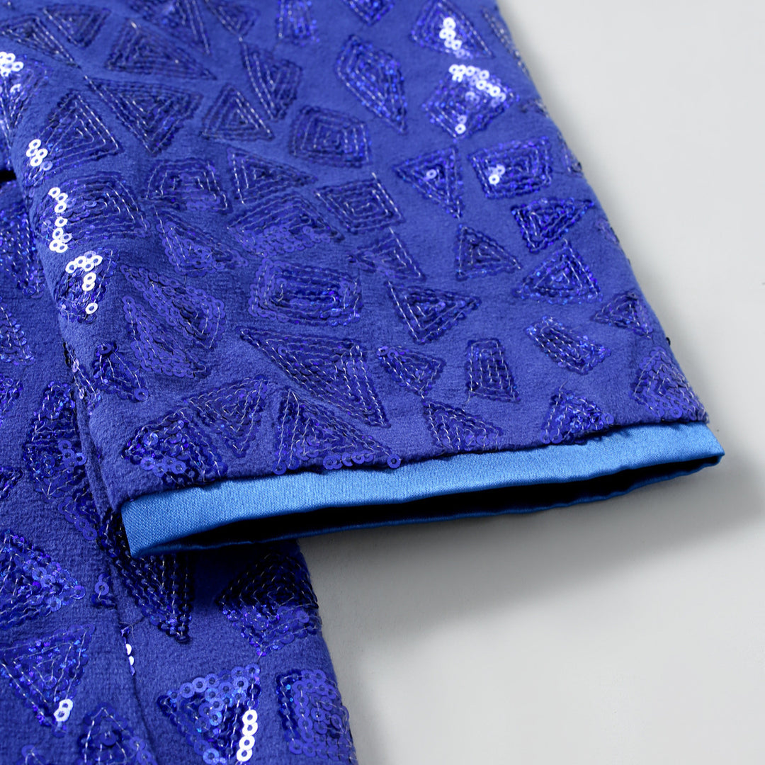 Men's sparkling festive blazer Lisslune