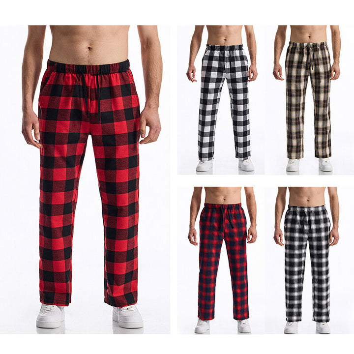 Men's pajama pants made of soft flannel Lisslune