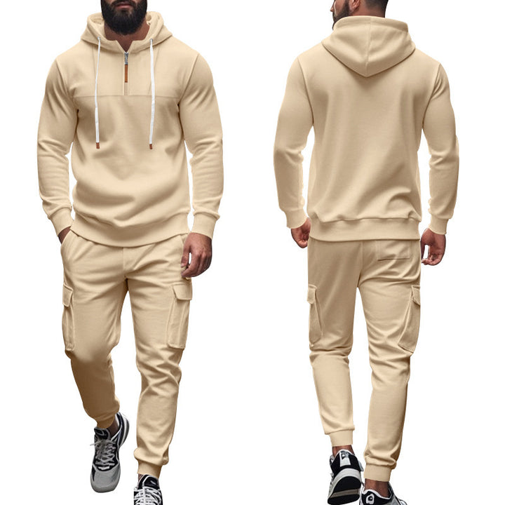 Men's sporty hoodie and cargo pants set Lisslune
