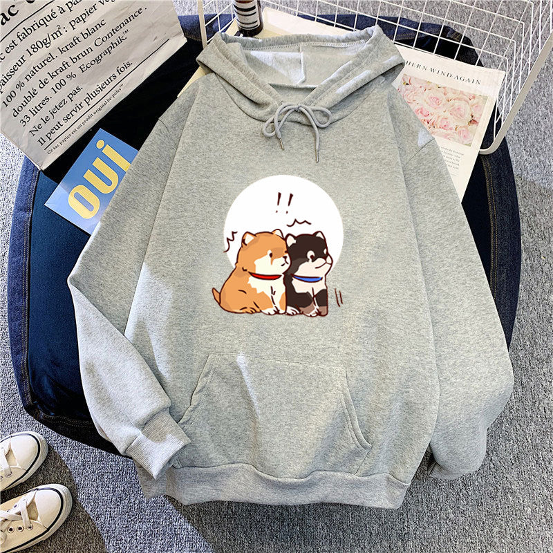 Women's hoodie with cute dog design Lisslune