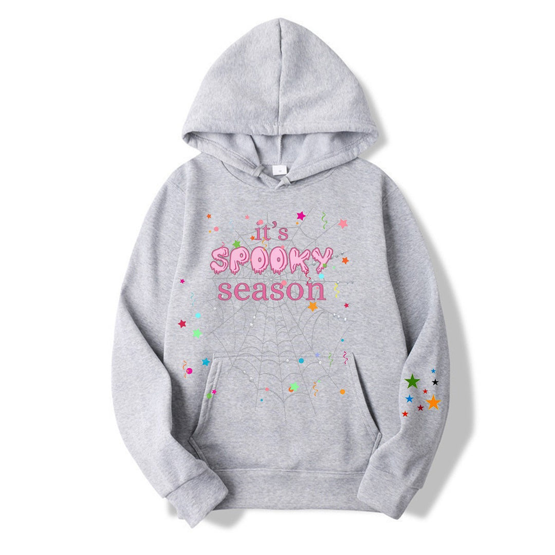 Women cozy hoodie with graphic Halloween design Lisslune