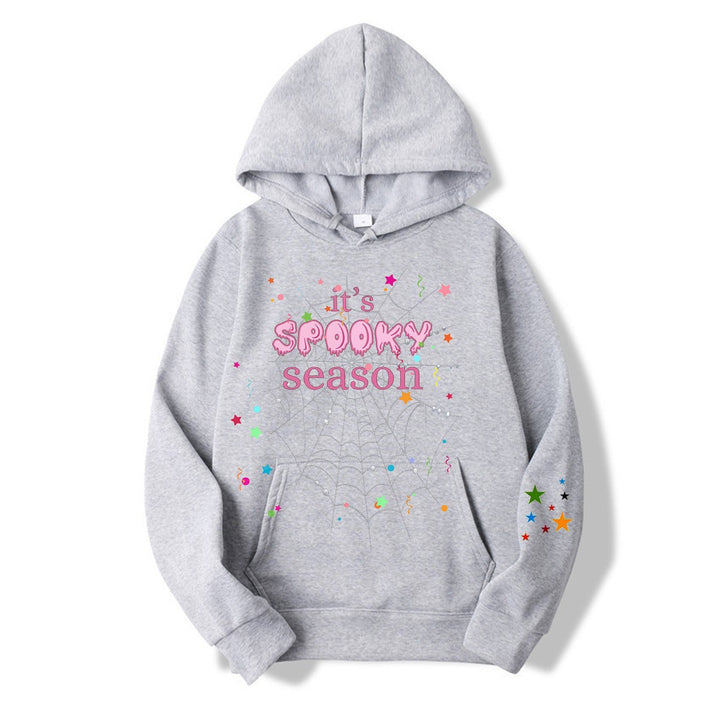 Women cozy hoodie with graphic Halloween design Lisslune