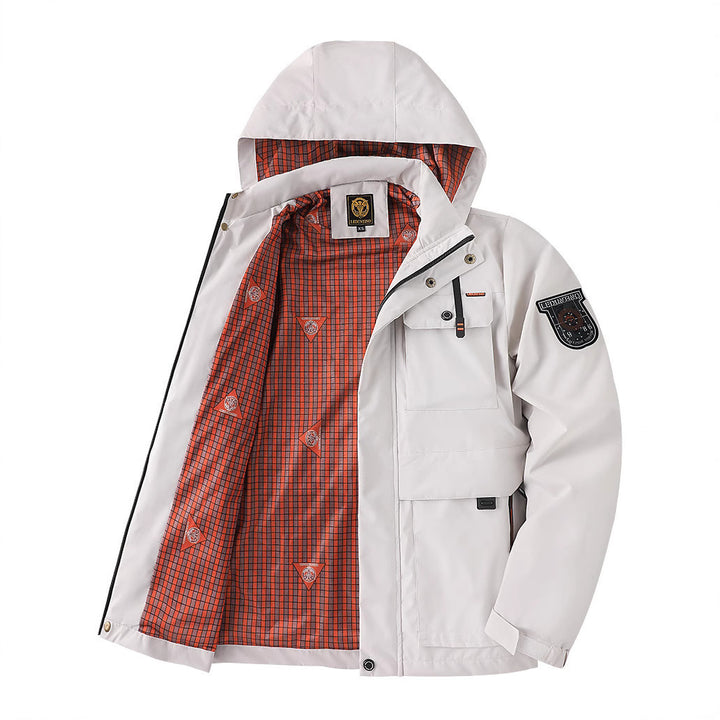 Men's multifunctional waterproof parka jacket Lisslune
