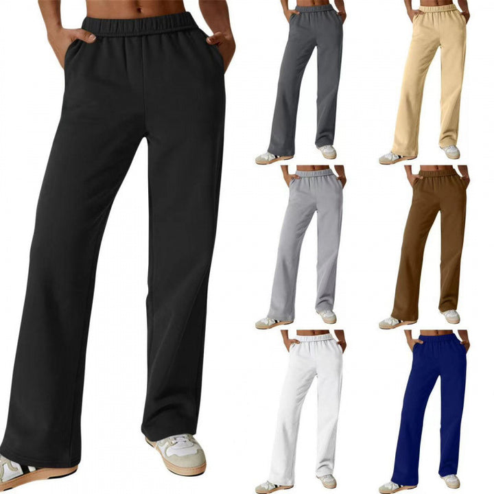 Women's leisure pants with a comfortable fit and side pockets Lisslune