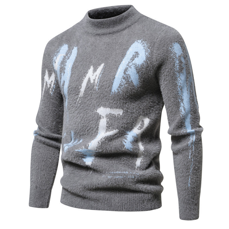 Men's Sweater with Modern Graphic Patterns Lisslune