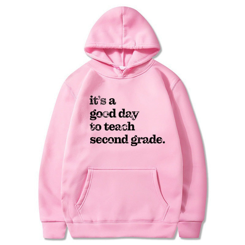Women's hoodie with inspiring teacher quote and comfortable fit Lisslune