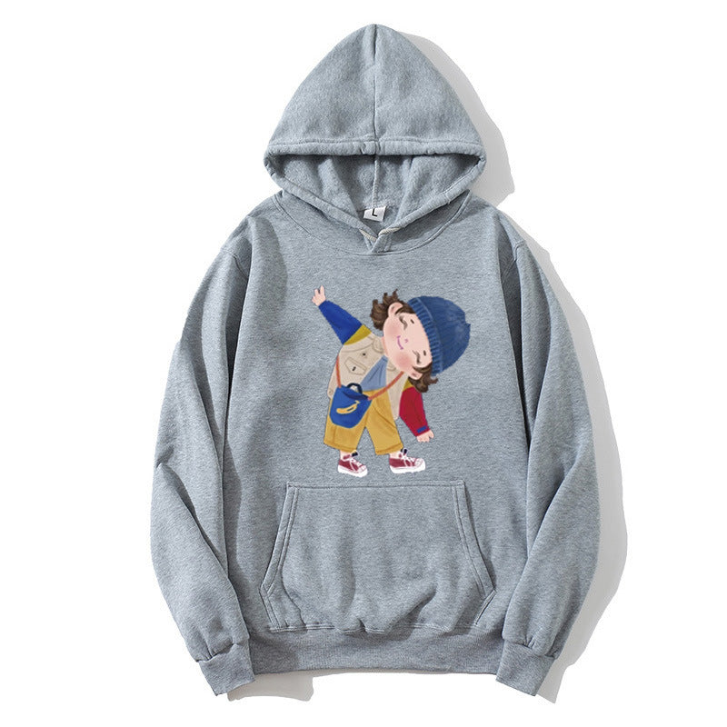 Ladies hoodie with playful children's design Lisslune
