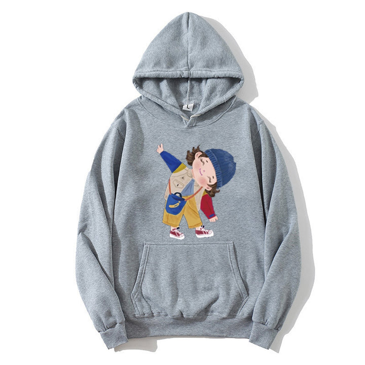 Ladies hoodie with playful children's design Lisslune