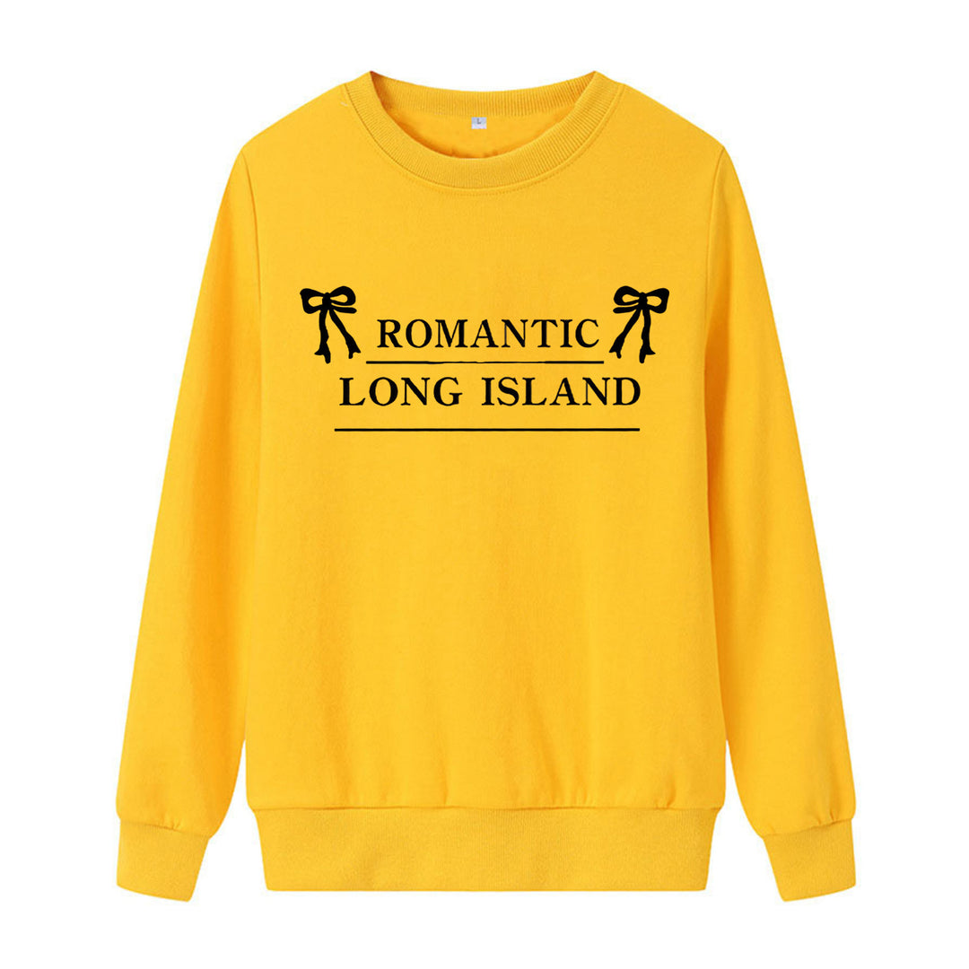Women casual sweatshirt with romantic lettering Lisslune
