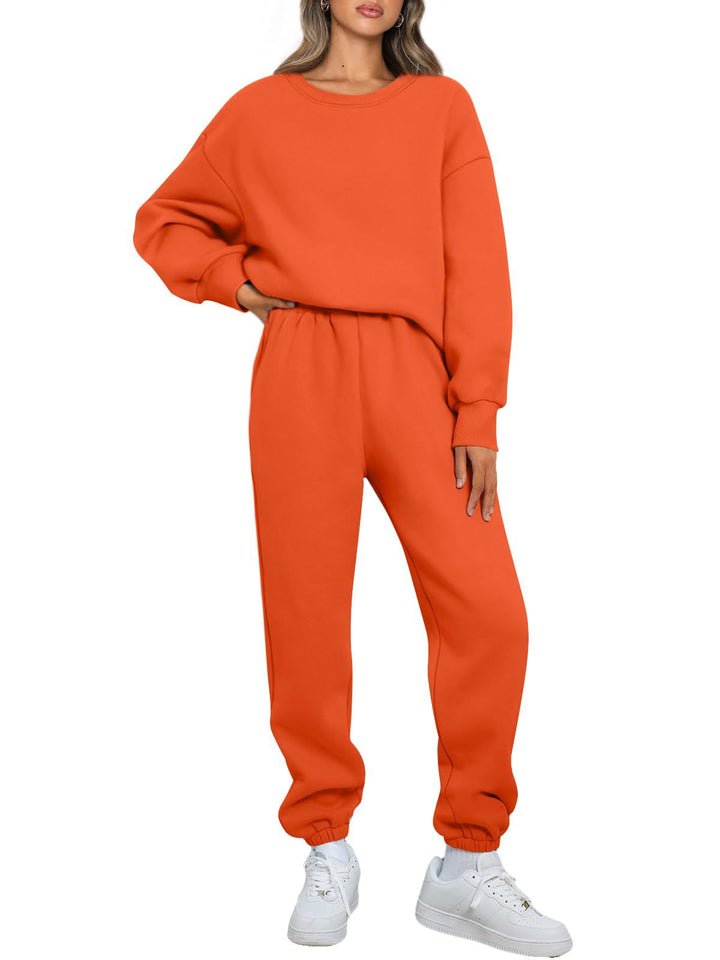 Women's comfortable leisure suit with oversized cut and elastic waistband Lisslune