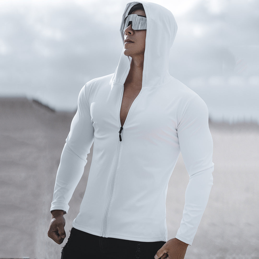 Men's functional jacket with protective hood and sporty design Lisslune
