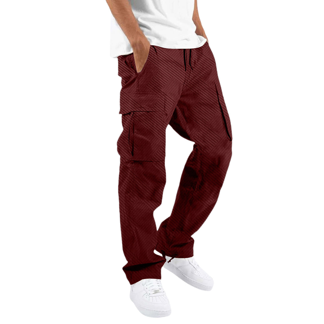 Men's fashionable cargo pants with ergonomic cut and practical side pockets Lisslune